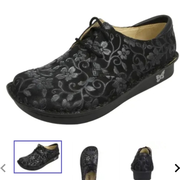 Alegria Women BRE-911 Bree StrolLeather Platform Embossed Pattern Shoes 37/7-7.5 - Picture 1 of 15